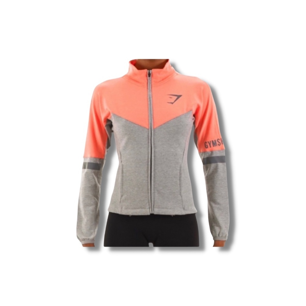 Gymshark Track Jacket Peach - Picture 3 of 6